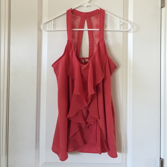 Lauren Conrad Ruffle Front Tank - Picture 3 of 12